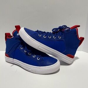 Converse Chuck Taylor All Star Ultra Mid Blue Red White Mens 7 165341C Sneakers